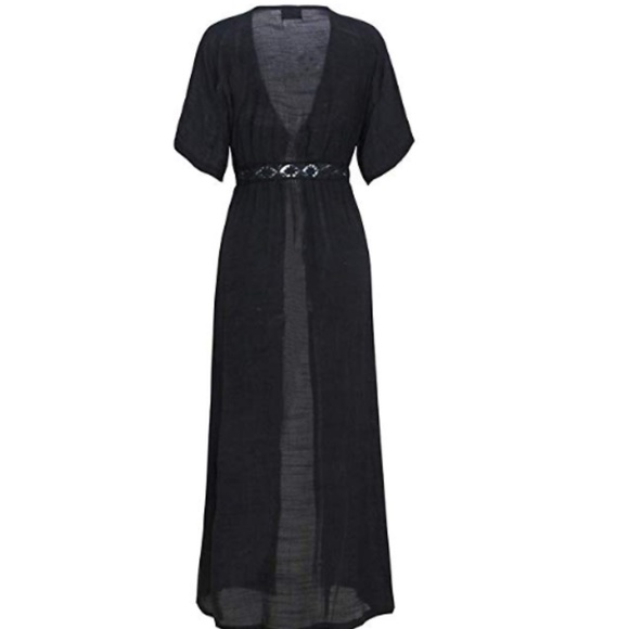MASON  Tie-Front Maxi Dress - Picture 5 of 8